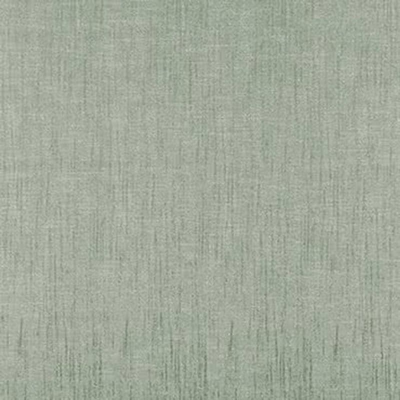 Muted sage-gray woven fabric panel displaying subtle vertical striations and crosshatch; lies flat and evenly lit, serving as a neutral upholstery- or wallpaper-like background.