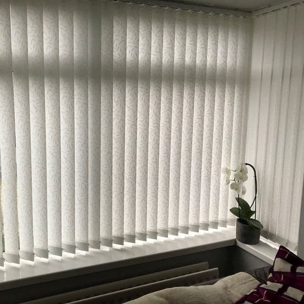 Penang White Vertical Blind