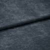 Dark gray textured fabric, folded horizontally with a visible soft nap; draped flat across a surface in a close-up, evenly lit composition with no surrounding context.