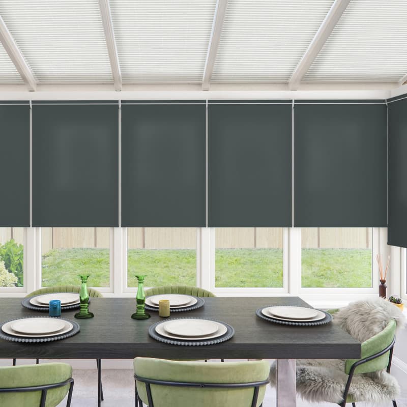 Acacia Graphite Roller Blind