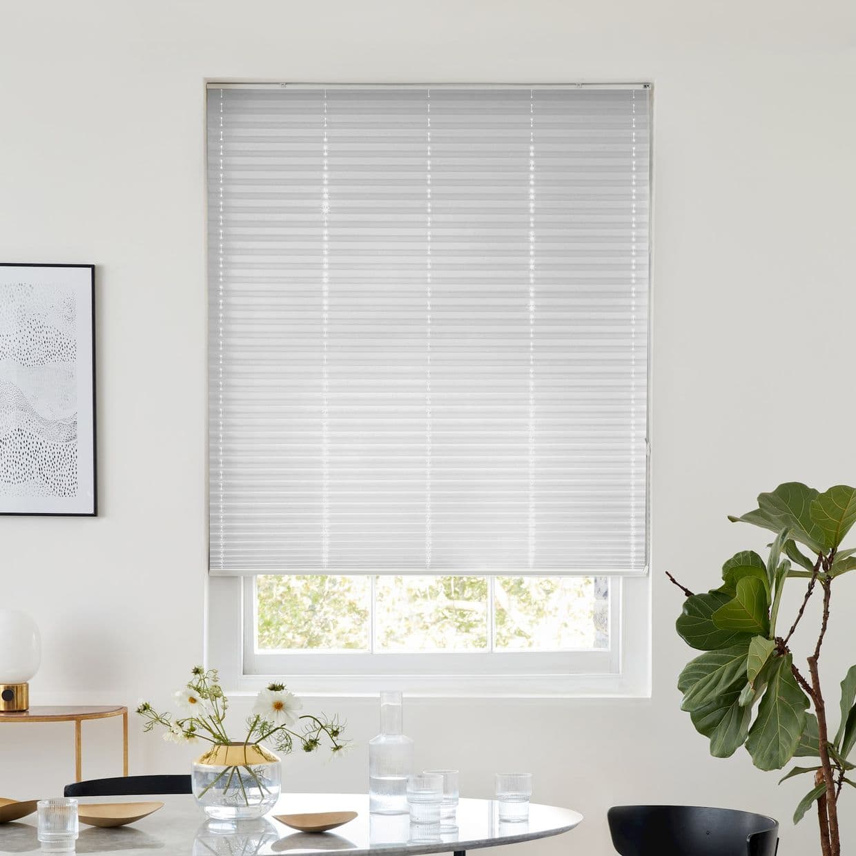 Midas Grey Pleated Blind