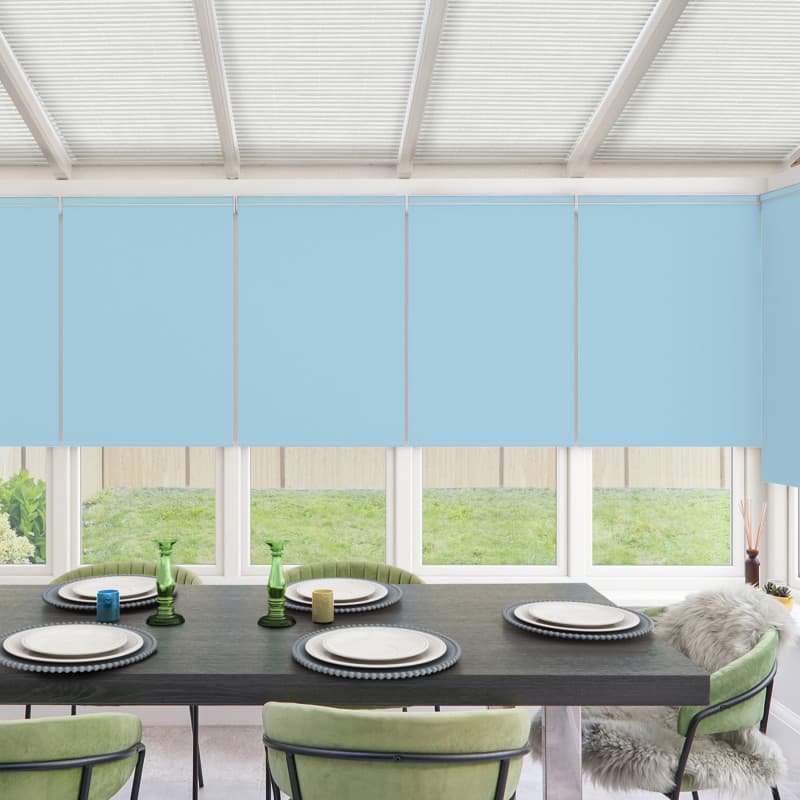 Acacia Baby Blue Roller Blind