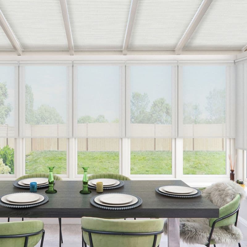 Ivy White Roller Blind