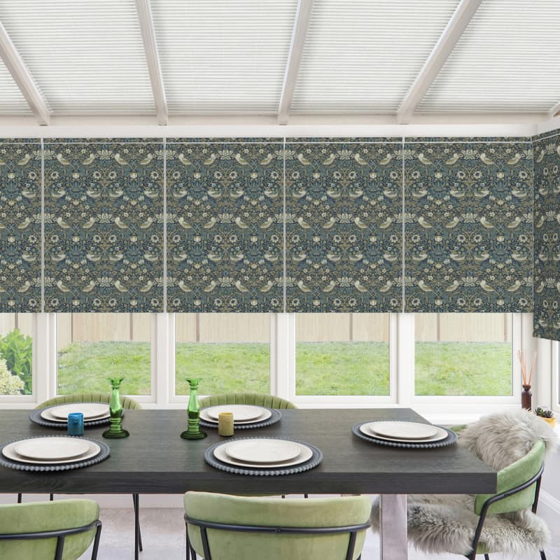 Strawberry Thief Blackout Dusk Roller Blind