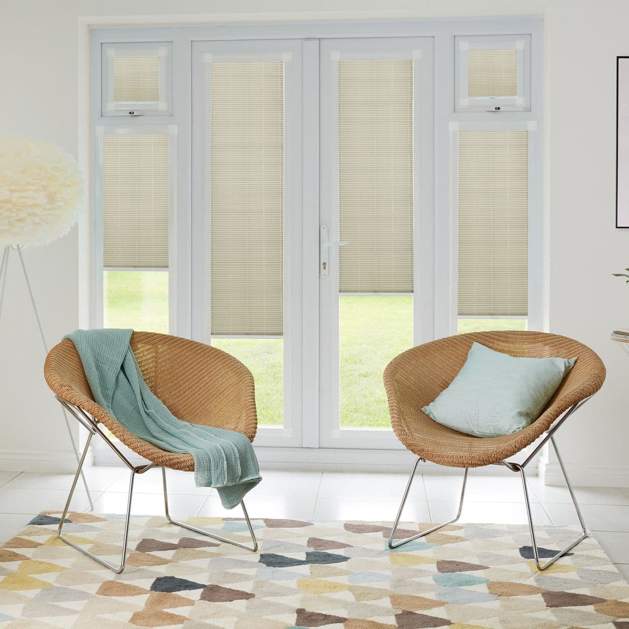 Thermashade Blackout Cream Perfect fit Pleated blind