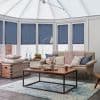 Seren Navy Pleated blind
