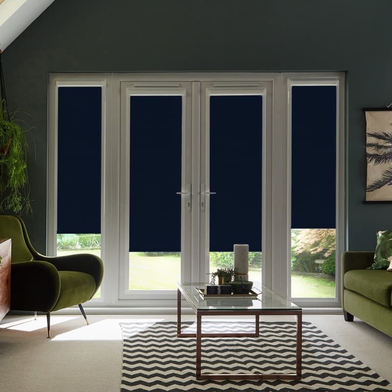 Prism Navy Roller Blind