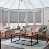 Grenoble Grey Conservatory Side Pleated Blind