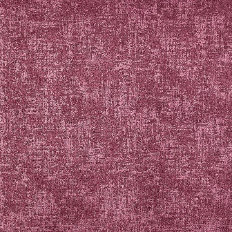 A mauve-pink textured wallpaper or upholstery fabric with a distressed, crosshatched pattern; it uniformly covers the surface, creating a worn, woven appearance in a close-up, evenly lit view.