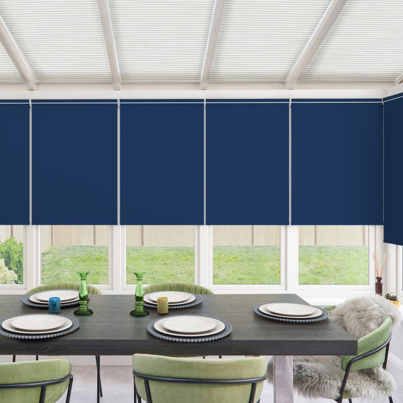 Warren Blue Roller Blind