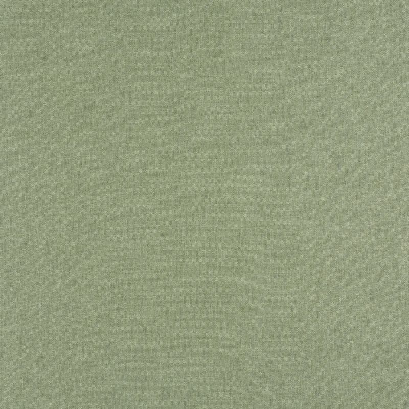 Pale green woven fabric panel, stationary and covering the entire frame, showing fine herringbone-like texture and subtle shading under even diffuse lighting, no other visible objects or features.