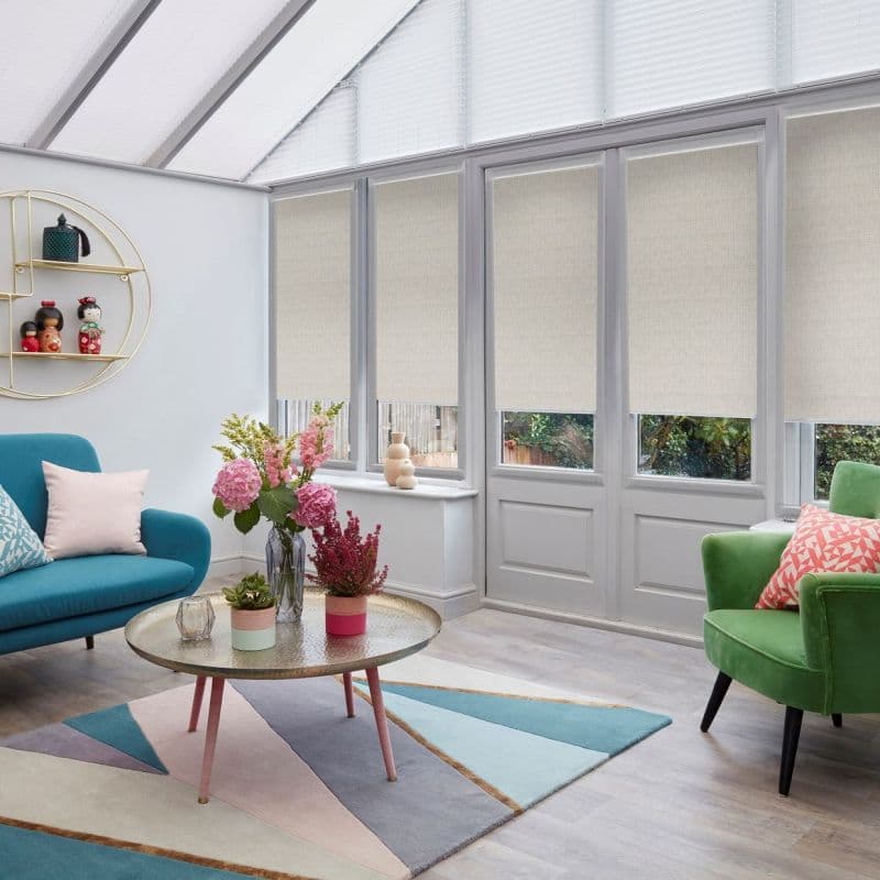 Macrame Bark Conservatory Roller blind