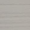 Pale gray, horizontally striated wood-grain surface filling the frame; fine grain lines run across, appearing matte and flat; close-up view in even, neutral indoor lighting, like a laminate panel.