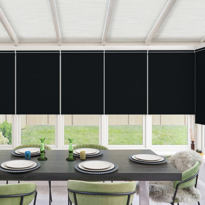 Warren Black Roller Blind