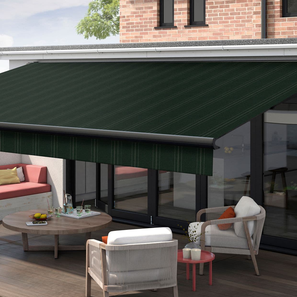 Halo Forest Green Awning