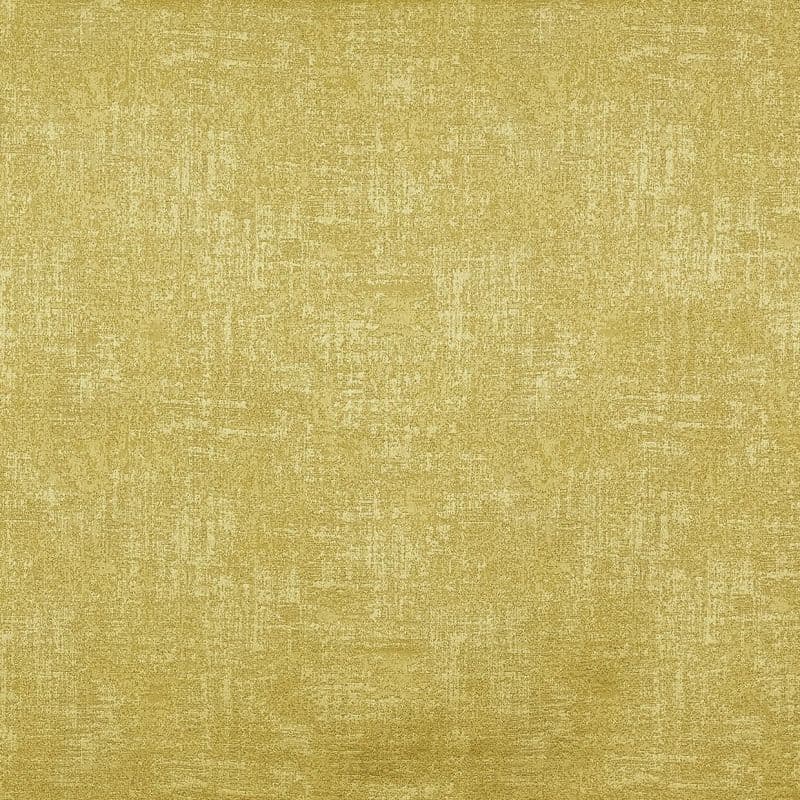 Gold textured wallpaper with subtle crosshatch, mottled weave covering the entire frame; evenly lit, warm yellow-gold tone suggesting a plain interior wall or fabric sample.