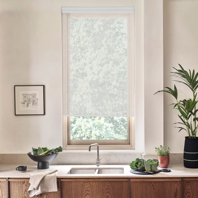 Ivy White Roller Blind