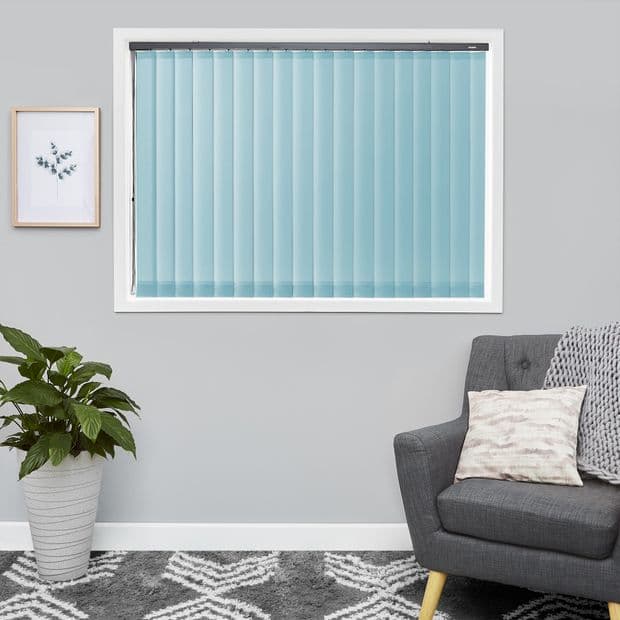 Acacia Teal Vertical Blind