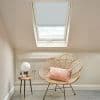 Thermashade Light Grey Texture Pleated blind