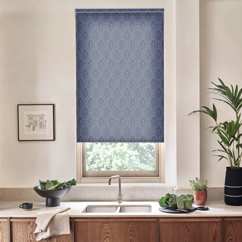 Elodie Sapphire Roller Blind