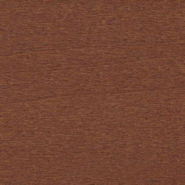 Brown woven fabric swatch, uniform fine horizontal texture — filling the frame and lying flat — evenly lit close-up with no visible surroundings or contextual details.