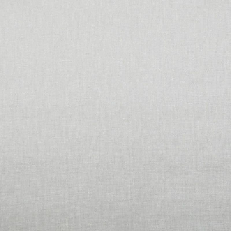 Light gray woven fabric wallpaper covering the entire frame, displaying subtle crosshatch texture; lying flat and unadorned, evenly lit with neutral ambient indoor lighting and no visible features.