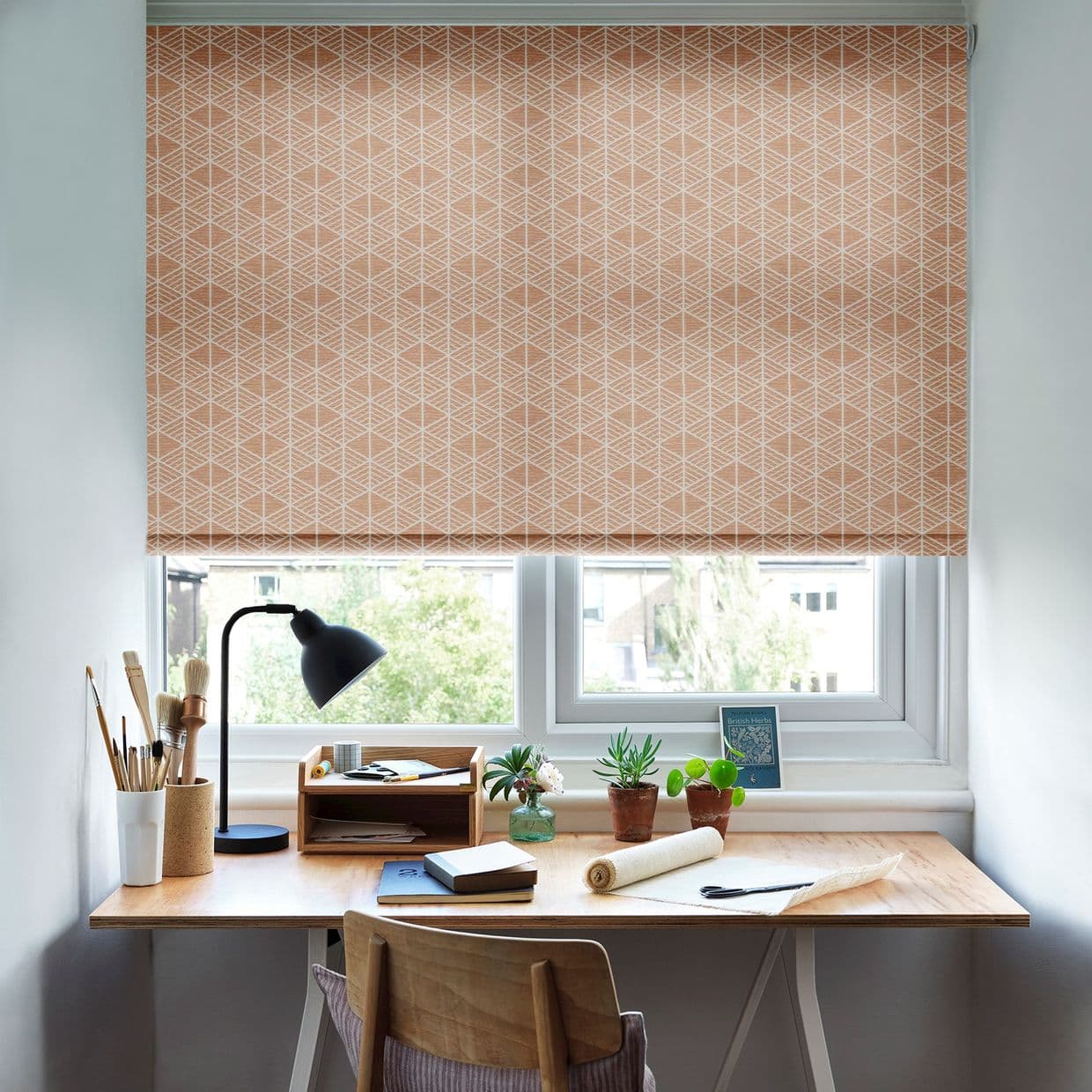 Warsaw Coral Roller Blind
