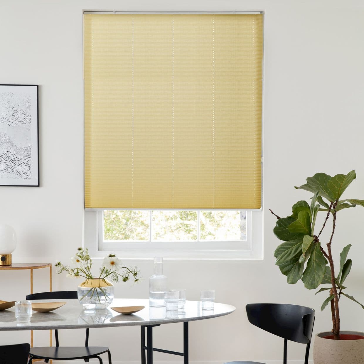 Hopscotch Vanilla Pleated Blind