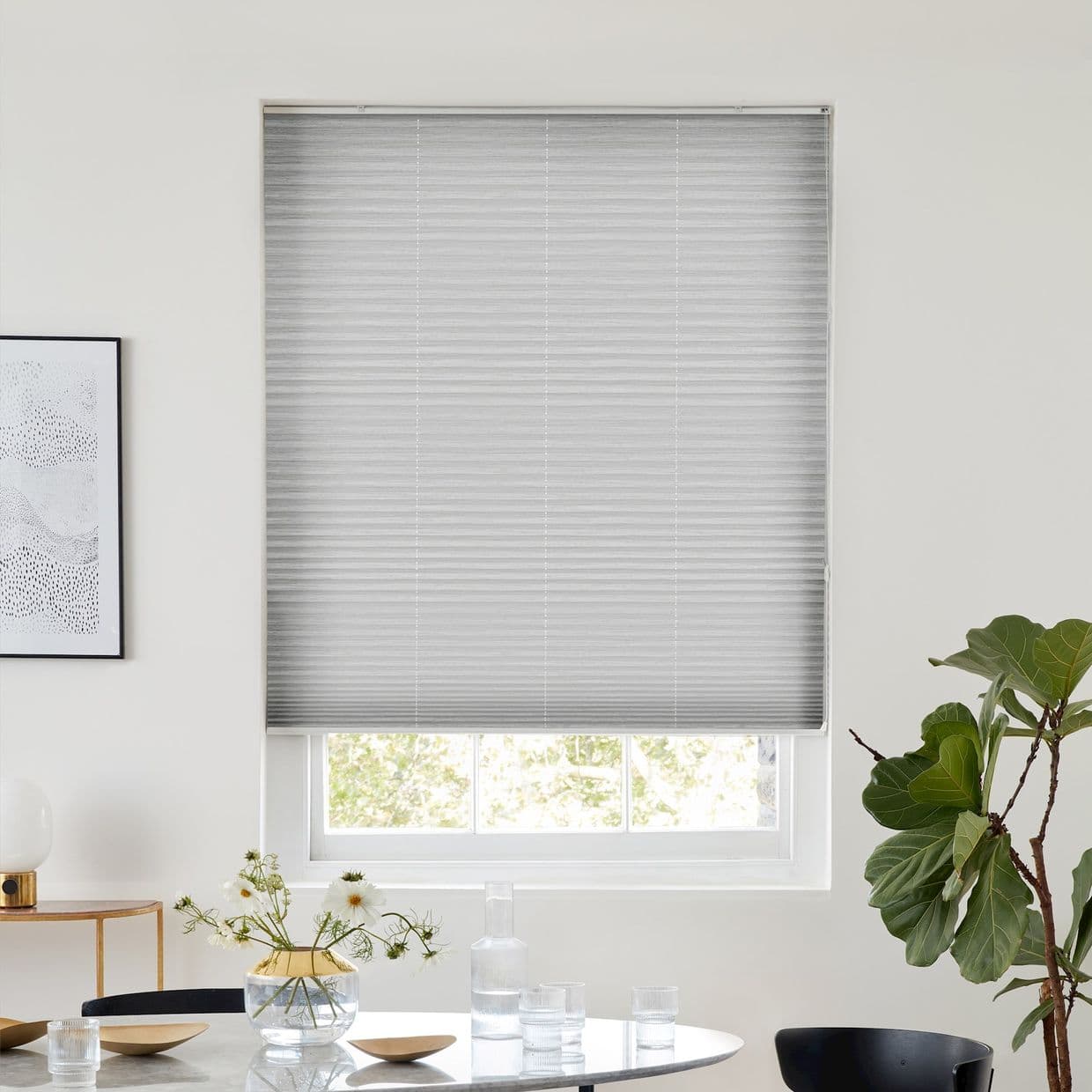 Grenoble Grey Pleated Blind