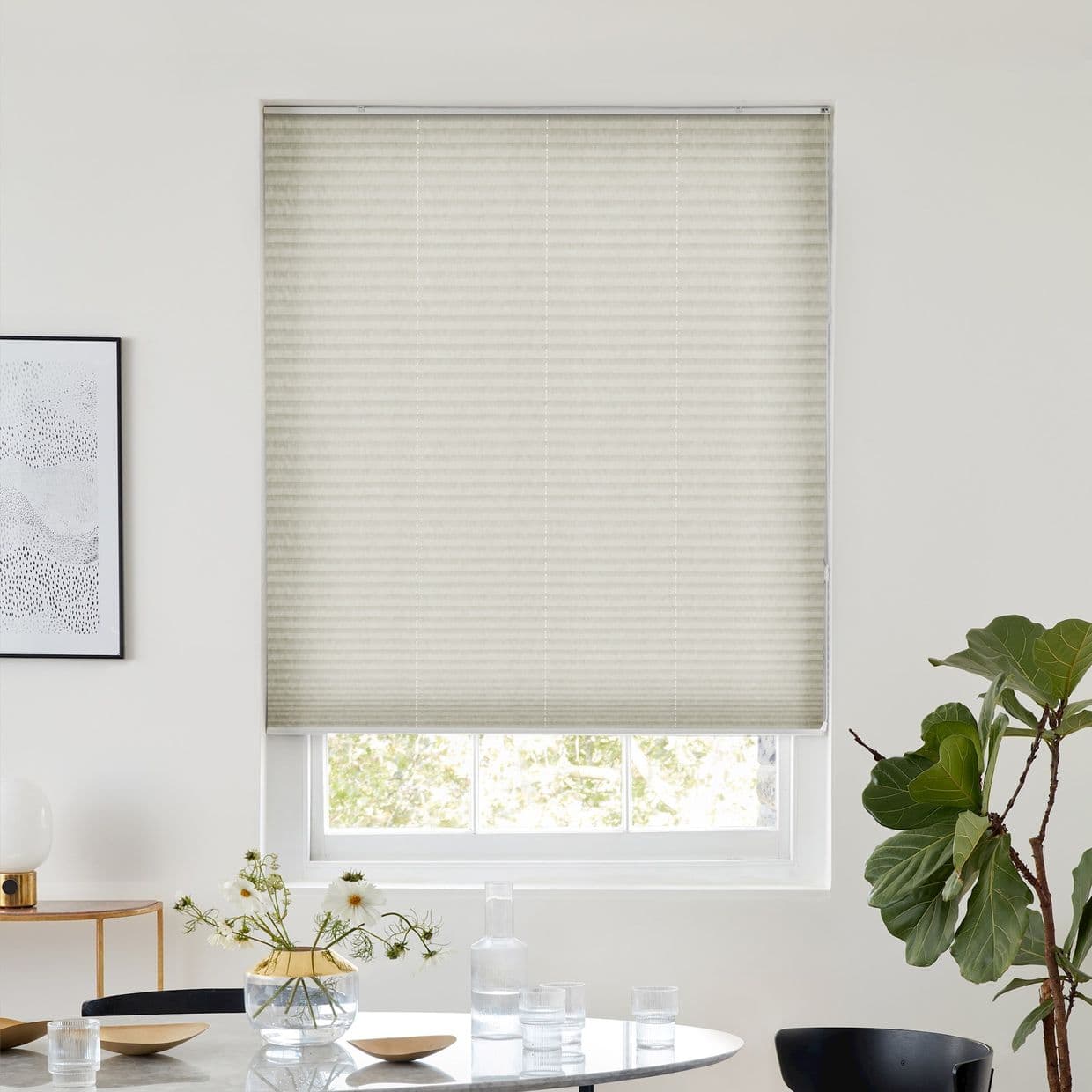 Resume Natural Pleated Blind