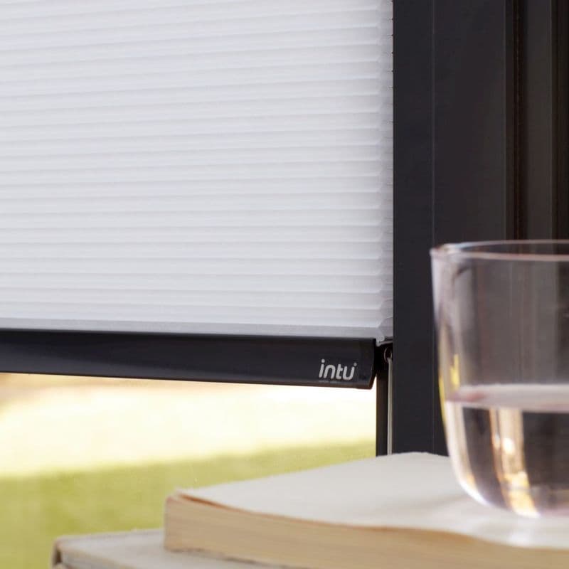 INTU Micro Hive White Pleated Blind