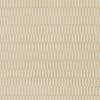 Beige wallpaper with staggered vertical rounded-rectangle motifs arranged in horizontal rows (textured, woven appearance) — repeating uniformly across a wall under soft, neutral indoor lighting.