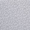 Sheer, white-embroidered curtain hung flat, its repeating vine-and-leaf motif running vertically; filtering soft light against a muted gray background, suggesting an interior window or decorative wall covering.
