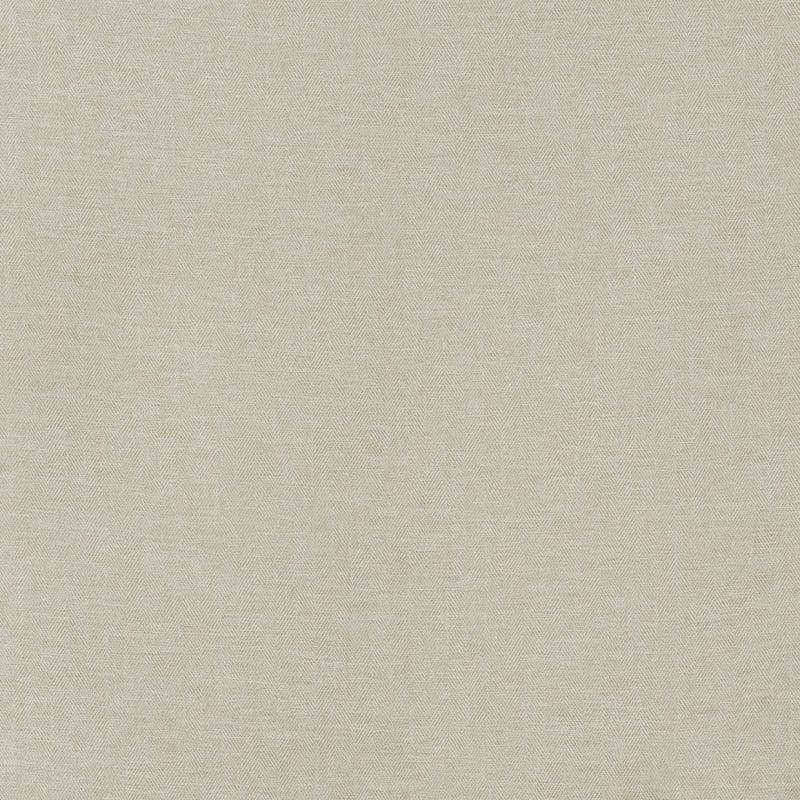 Beige herringbone-patterned fabric or wallpaper covering the frame; repeating subtle chevrons, flat and static, evenly lit close-up showing texture and fine woven detail.