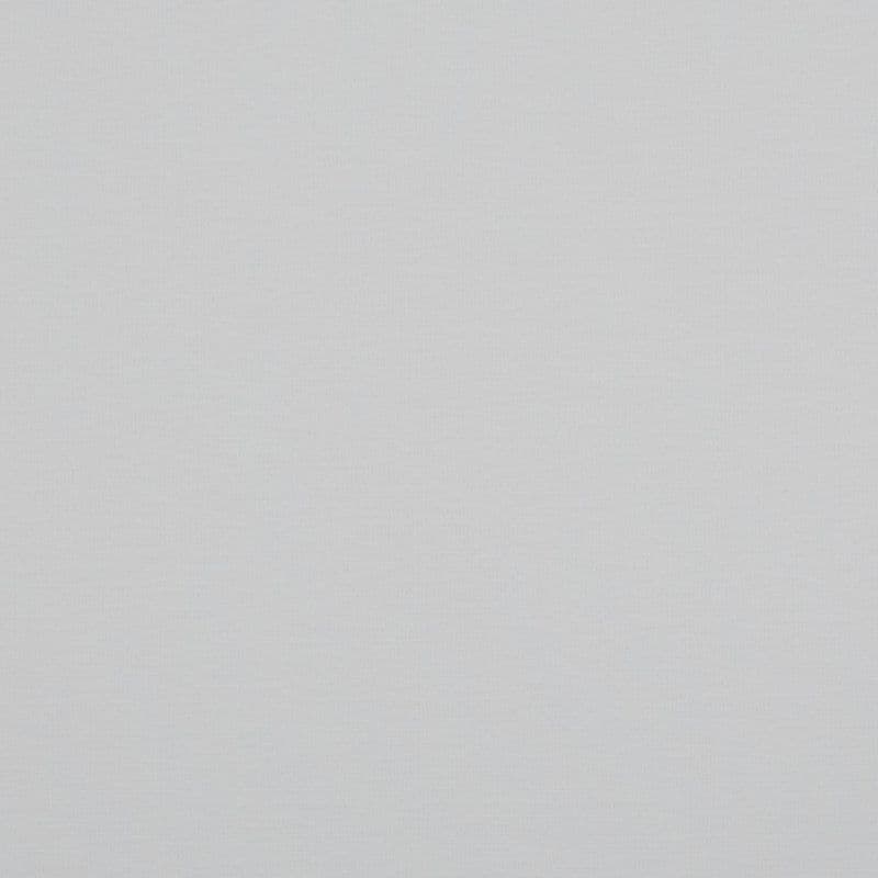 Light-gray, subtly textured fabric panel fills the frame; lies flat and unadorned, evenly lit by diffuse light, suggesting a neutral, minimal interior or plain wall surface.