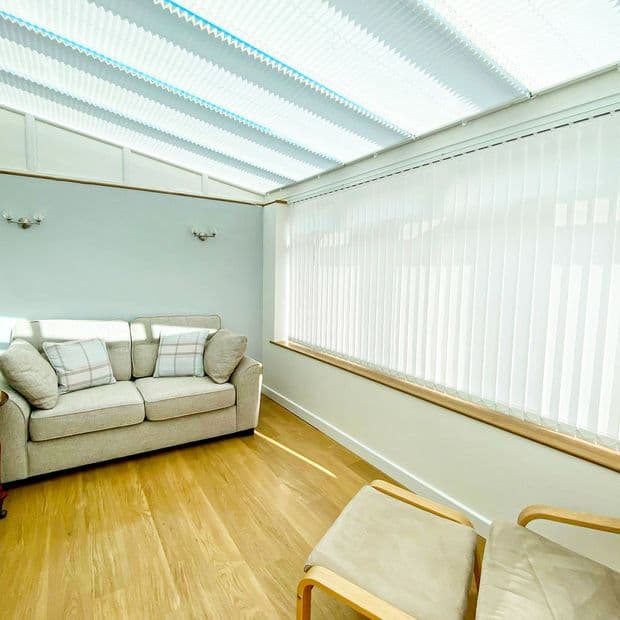 Hexham White Vertical Blind