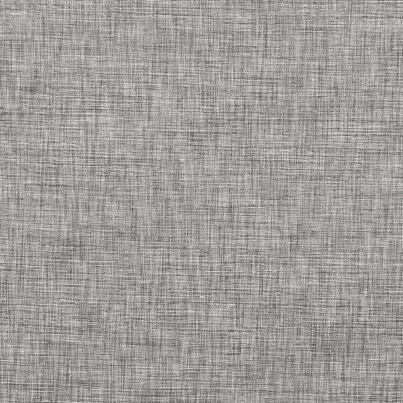 Gray linen-textured fabric covering the whole frame, showing dense horizontal and vertical threads; evenly lit, flat surface with subtle tonal variation, no furnishings or openings visible.