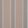 Vertical striped wallpaper: wide beige panels alternating with narrow taupe bands and thin white pinstripes; running vertically and covering a wall as a muted, softly lit interior backdrop.
