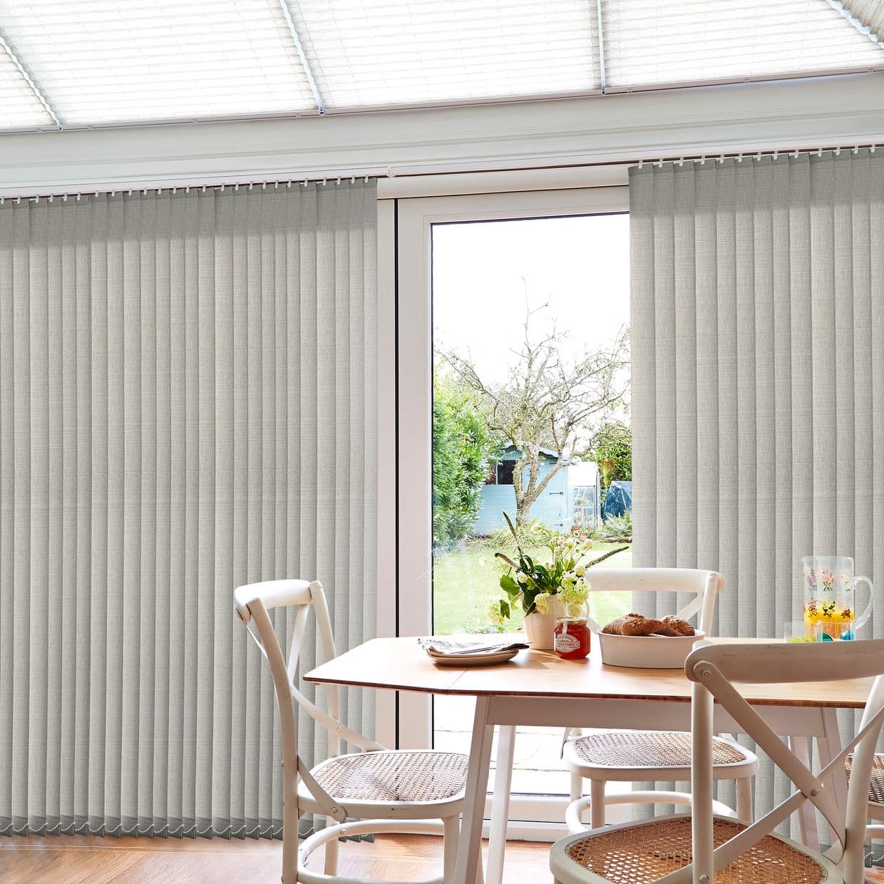 Iowa Linen Conservatory Vertical Blind