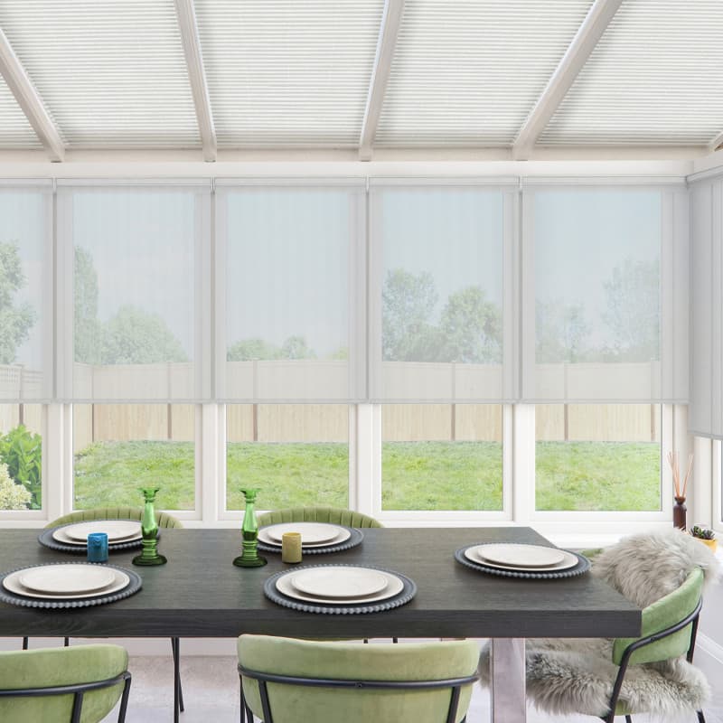 Ives White Roller Blind