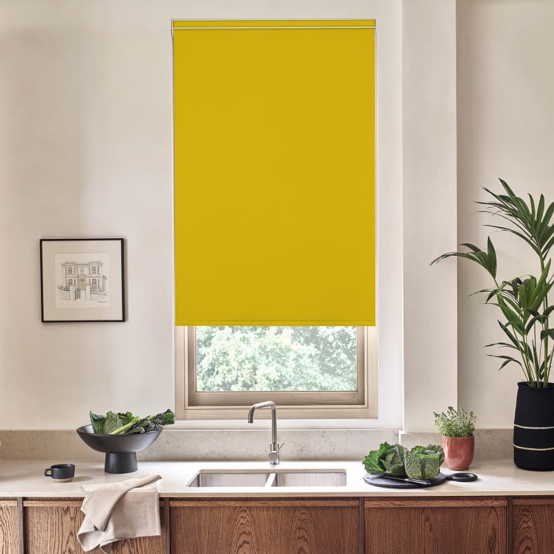 Acacia Blackout Chartreuse Roller Blind