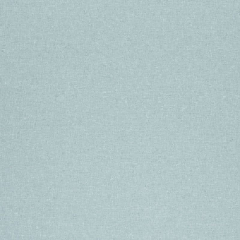 Pale blue fabric-textured wallpaper filling the frame, showing a subtle crosshatch weave; flat, evenly lit blank wall background with no windows, furniture, or other objects.