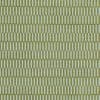 Wallpaper with narrow olive vertical rounded rectangles arranged in staggered rows; repeating geometric pattern. Pattern repeats across a flat, evenly lit pale blue-green surface.