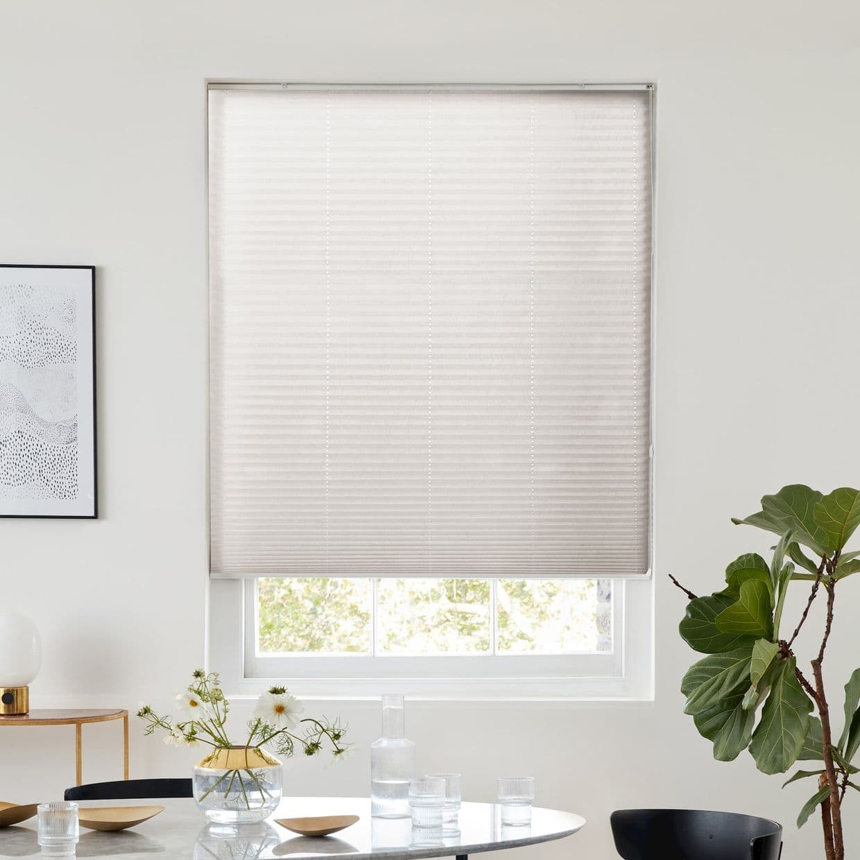 Crush Ice Pleated Blind