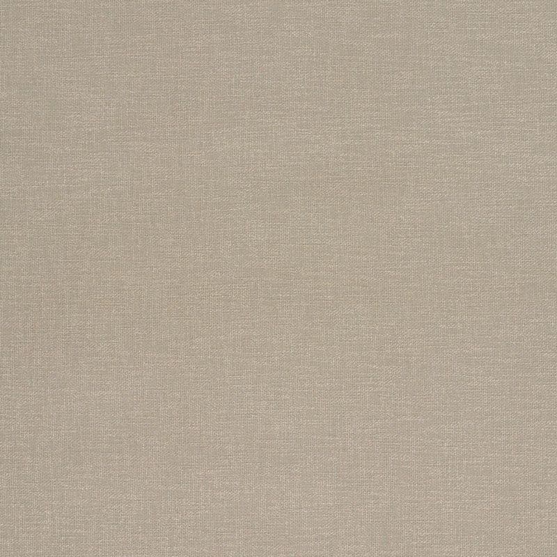 Beige woven fabric swatch (linen-like) filling the frame; lying flat and stationary; neutral, evenly lit flat background with no visible surroundings.