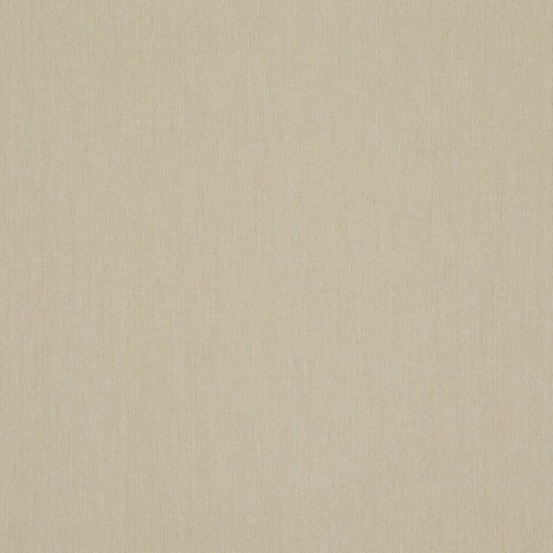 A beige, subtly woven fabric or wallpaper filling the frame, displaying fine vertical texture; lying flat and uniformly lit, suggesting a neutral wall or close-up material swatch.