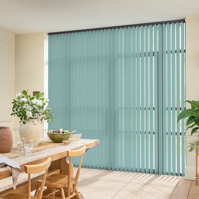 Hattie Turquoise Vertical blind