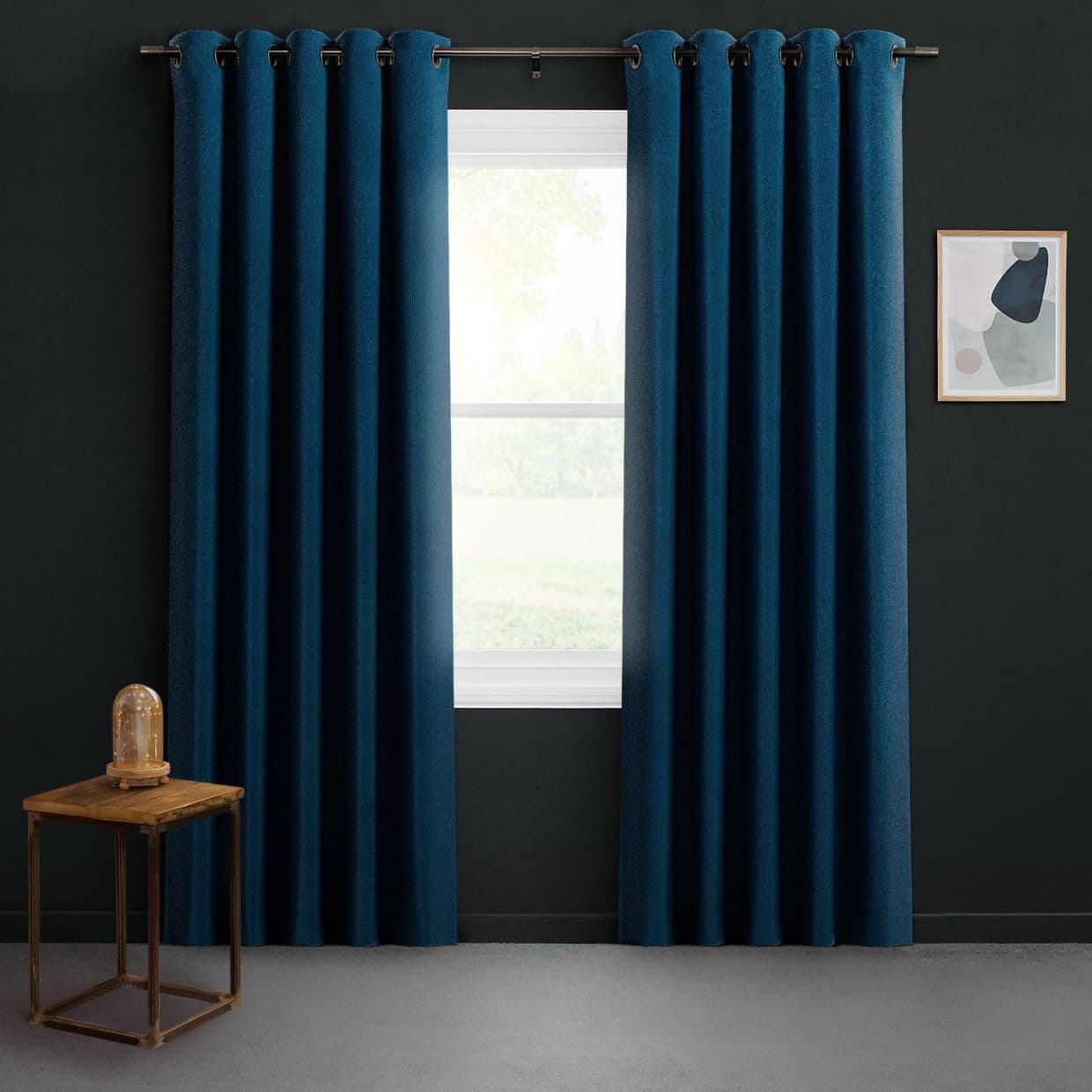 Darcia Velvet Teal Curtain