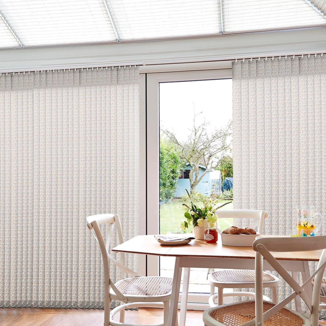 Harriet Mink Conservatory Vertical Blind