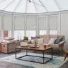 Seren Silver Pleated blind